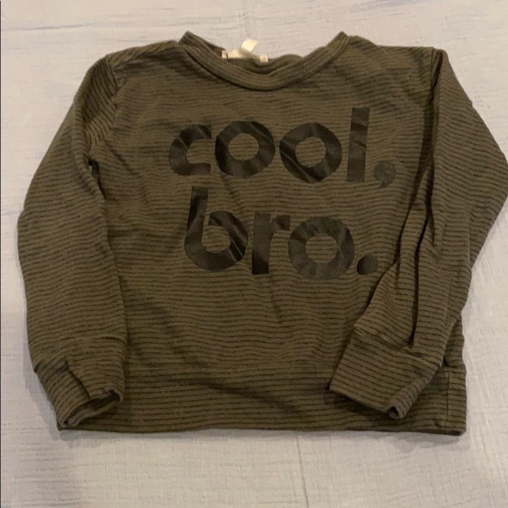 Boys Joah Love cool bro sweatshirt 2T